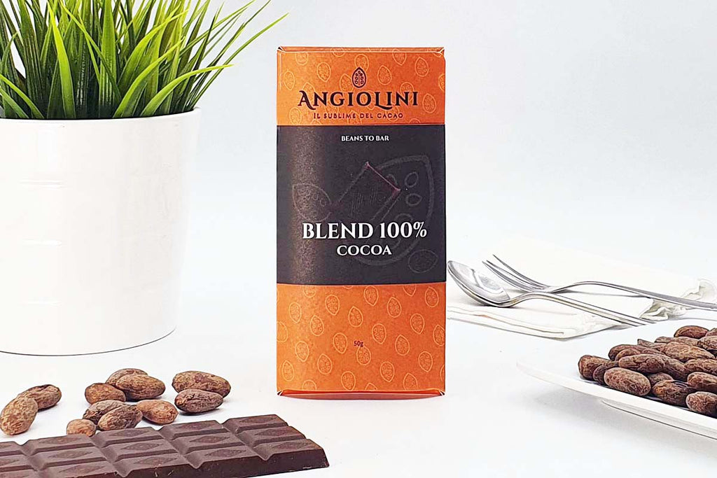 tavoletta di cioccolato artigianale blend 100%