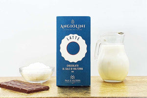 Tavoletta cioccolato al latte e sale di Volterra