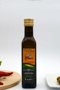 condimento a base di olio EVO aromatizzato al peperoncino 250ml
