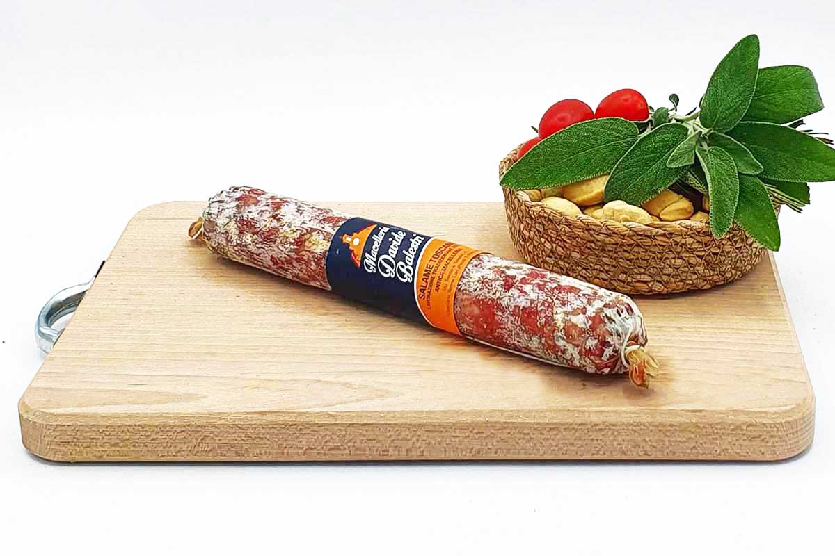 Tuscan salami pork cured meats gluten free salamella