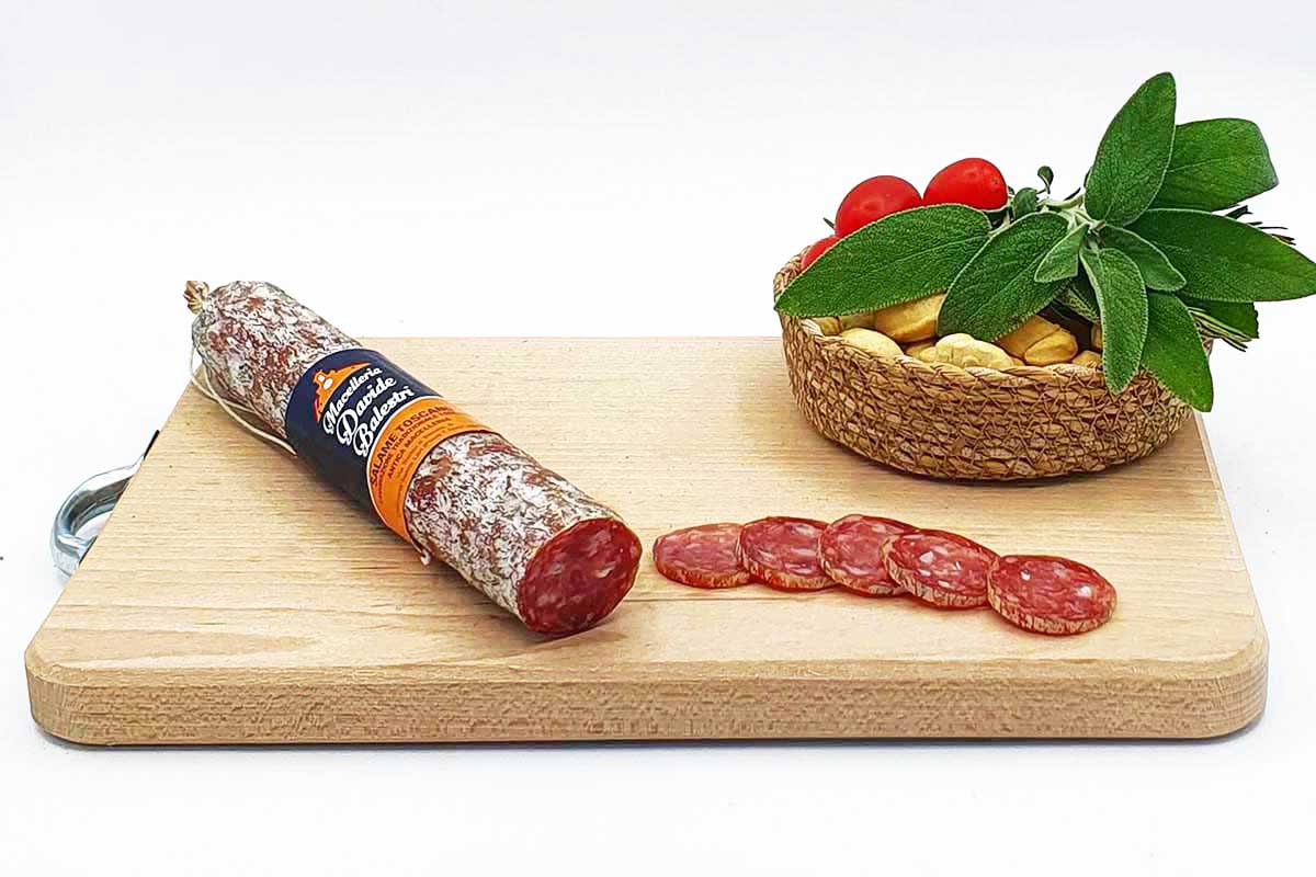 Tuscan salami pork cured meats gluten free salamella